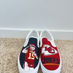 Custom Chiefs Vans Size 11 Men’s