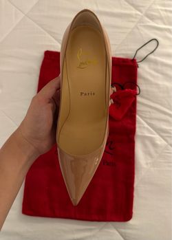 Christian Louboutin Blush Patent Leather Pump