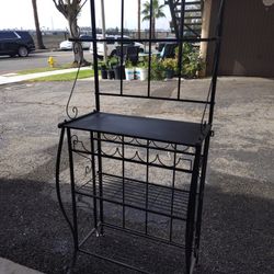 Microwave/ Wine Bottle Shelf For Kitchen