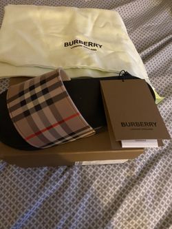 Burberry slides