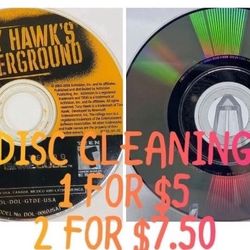 Video Game Disc Resurfacing Nintendo Microsoft Sony