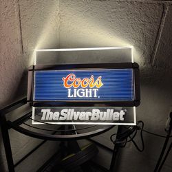 Coors Light Bar Sign/Neon