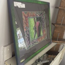 Local framed art piece