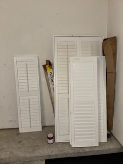 Shutters/hard wood flooring