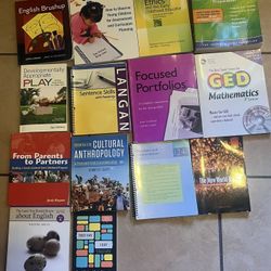 Early Childhood, GED Books, English Books.
