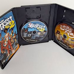 NBA Street Vol 2 and 3 Ps2 Lot of 2 Playstation Video Games UNTESTED INCOMPLETE