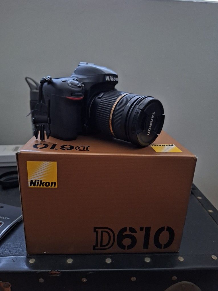Full Frame Nikon D610 And Tamron 28-75 2.8 Lens