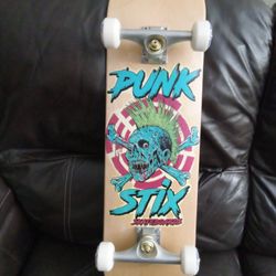 Punk Stix 8 Inch Complete Skateboard New$50