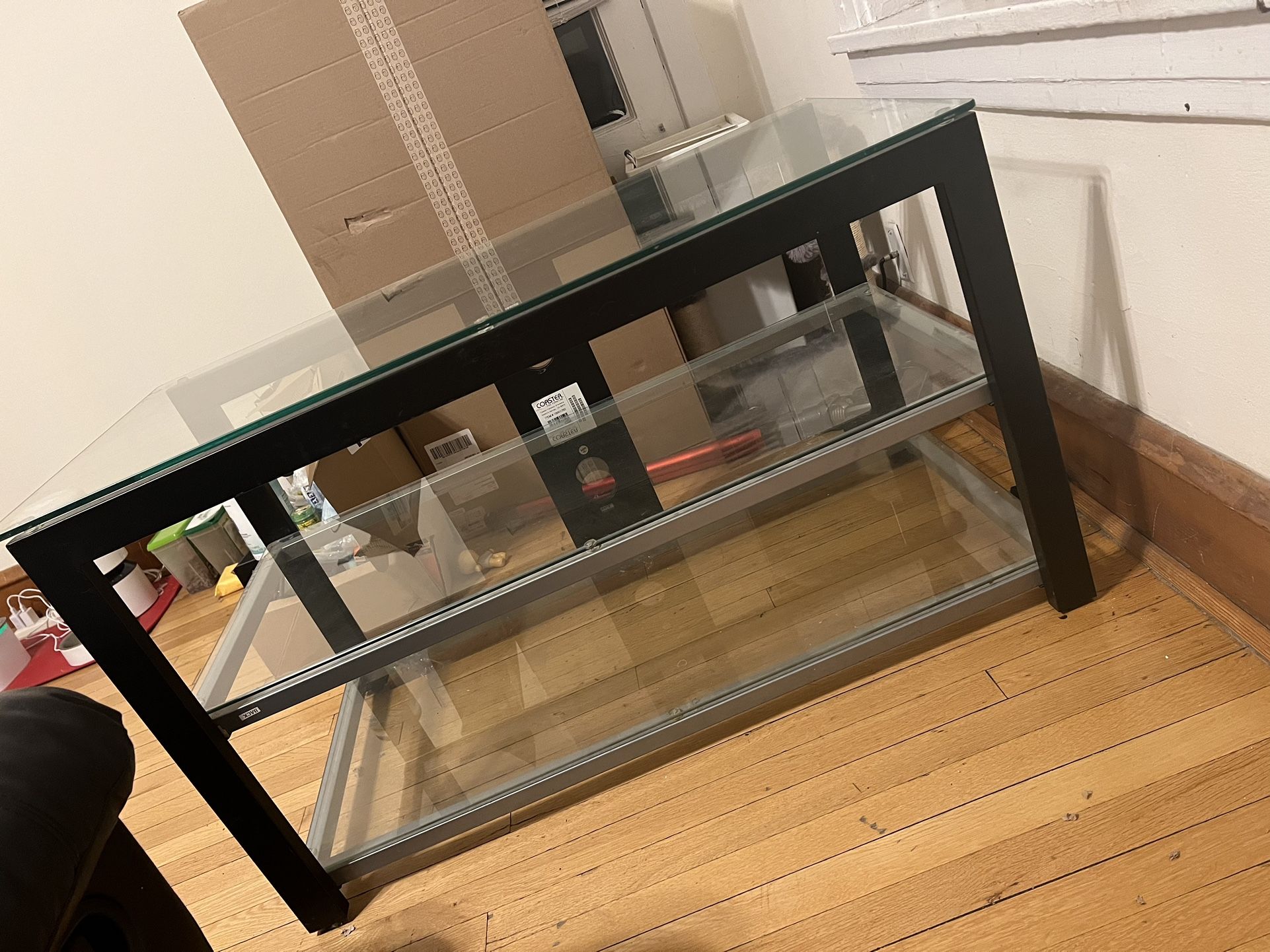 Coaster Fine Furniture Glass & Metal TV Stand
