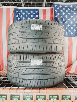 ✅ 2 USED TIRES 315 35 21 HANKOOK VENTUS S1 EVO3 SUV  Low Profile Street Performance Tire for High-Output Trucks and SUVs 315/35R21 Street/Sport Truck 