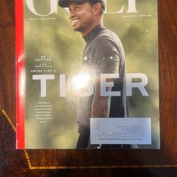 Tiger Woods, August 2019 Golf Magazine