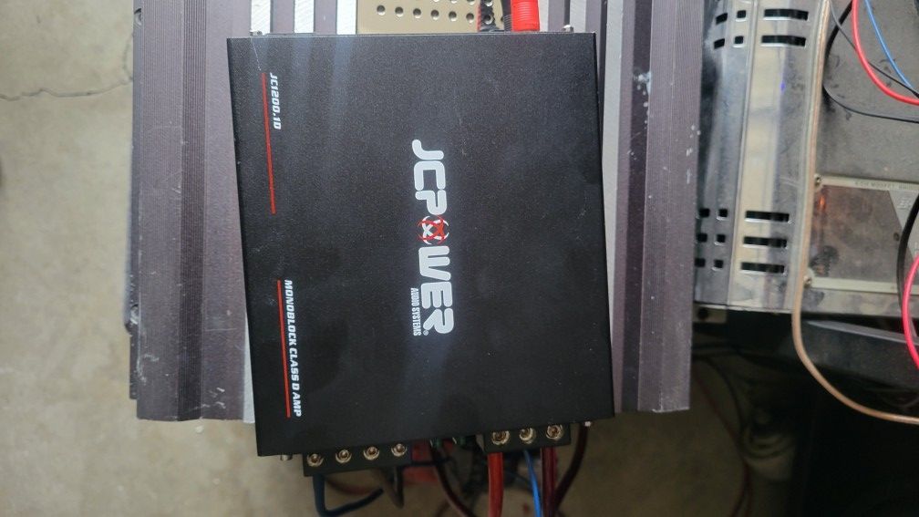 Jcpower 1200 Watts Class D Amplifier Compact Size 