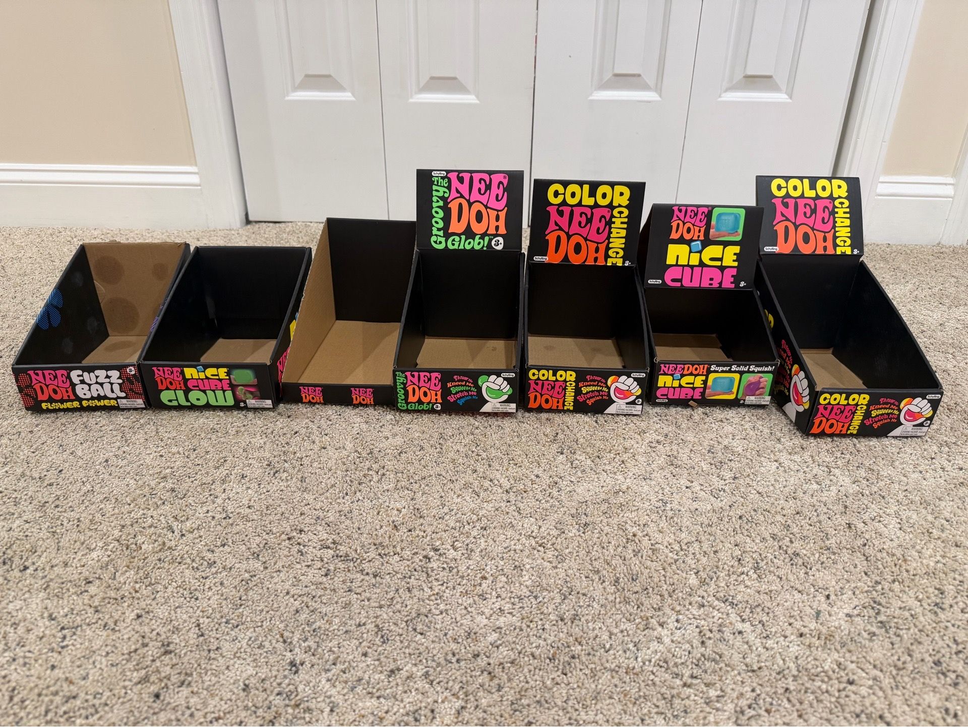 Bundle of 7 Needoh boxes