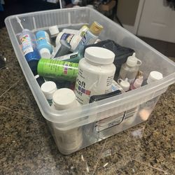 Full Bin Of Acrylic Paints All Colors Great Deal Get All 