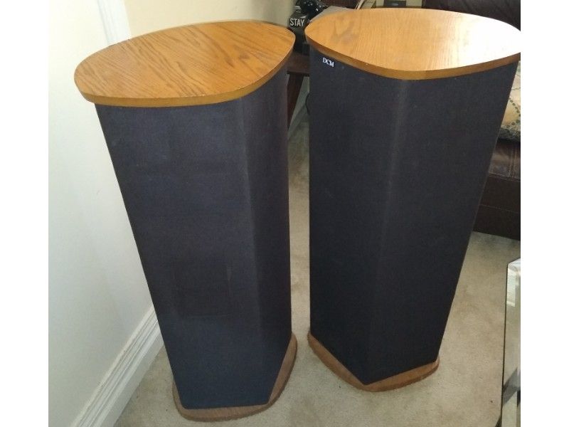 Pair Vintage DCM Time Window 3 Audiophile's Loudspeakers