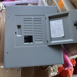 New 100 Amp Circuit Main Breaker 12 Space 24 Circuit Electrical Panel