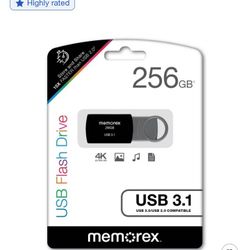 MEMOREX 256GB 3.1 USB FLASH DRIVE 