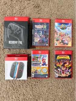 Switch 2 controllers and games - Brand New Sealed