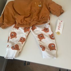 Cat And Jack 2 Piece Set 3-6m 