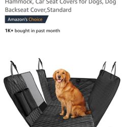 NEW- DOG CAR SEAT COVER