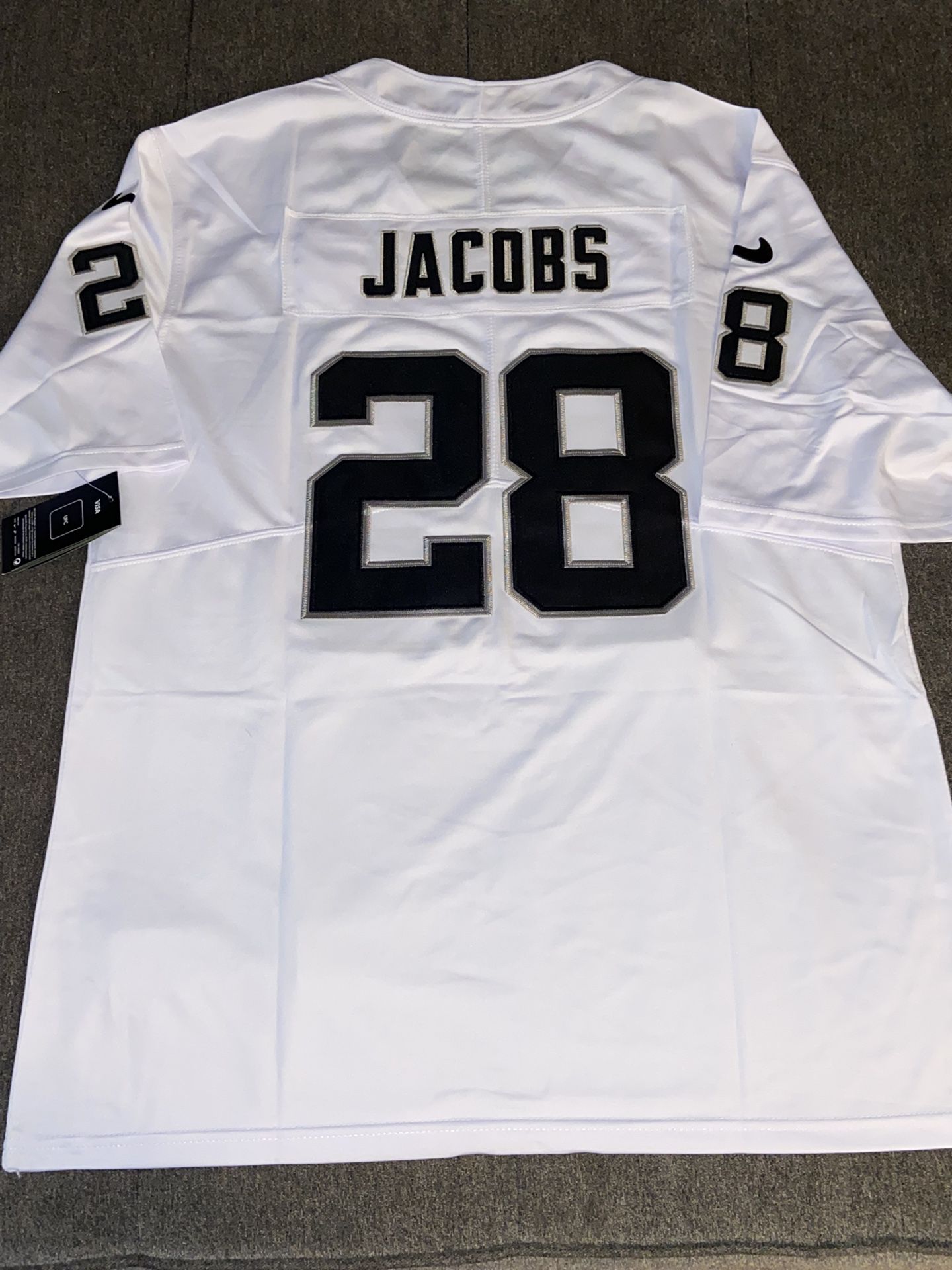 Las Vegas Raiders Jacobs White XL Men’s NWT 