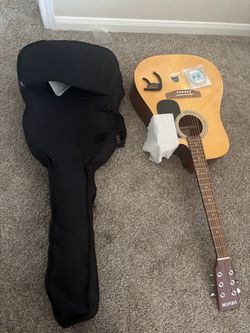 Acoustic Guitar with Gig Bag and Accessories