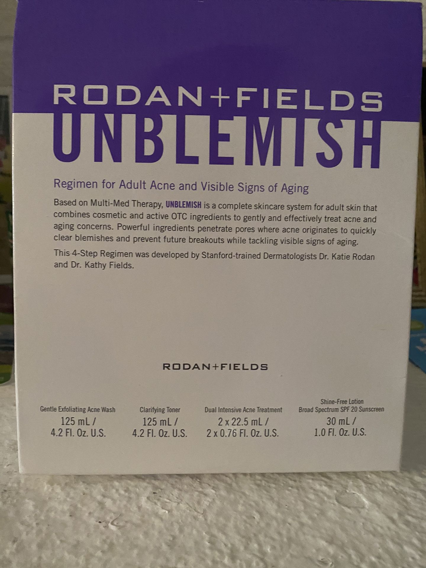 Rodan and fields Unblemish kit. $200 originally