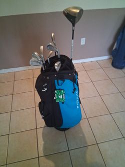 New/golf bag taylormade rsi forged irons driver