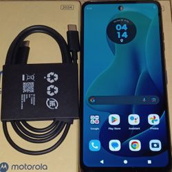 MOTOROLA G 2024 5G 128GB ANDROID NEW IN BOX UNLOCKED FOR T-MOBILE METRO AT&T CRICKET TELCEL MEXICO TIGO CLARO MOVISTAR SAMSUNG A13 A14 A32 A23 A21 A20