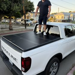 2017 to 2026 Honda Ridgeline Hard Tri Fold Bed Cover