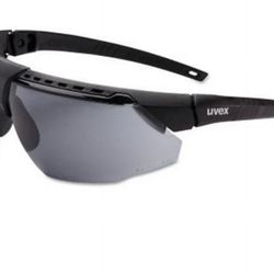 Honeywell Uvex Safety Glasses, Gray Lens,Black Frame S2851HS