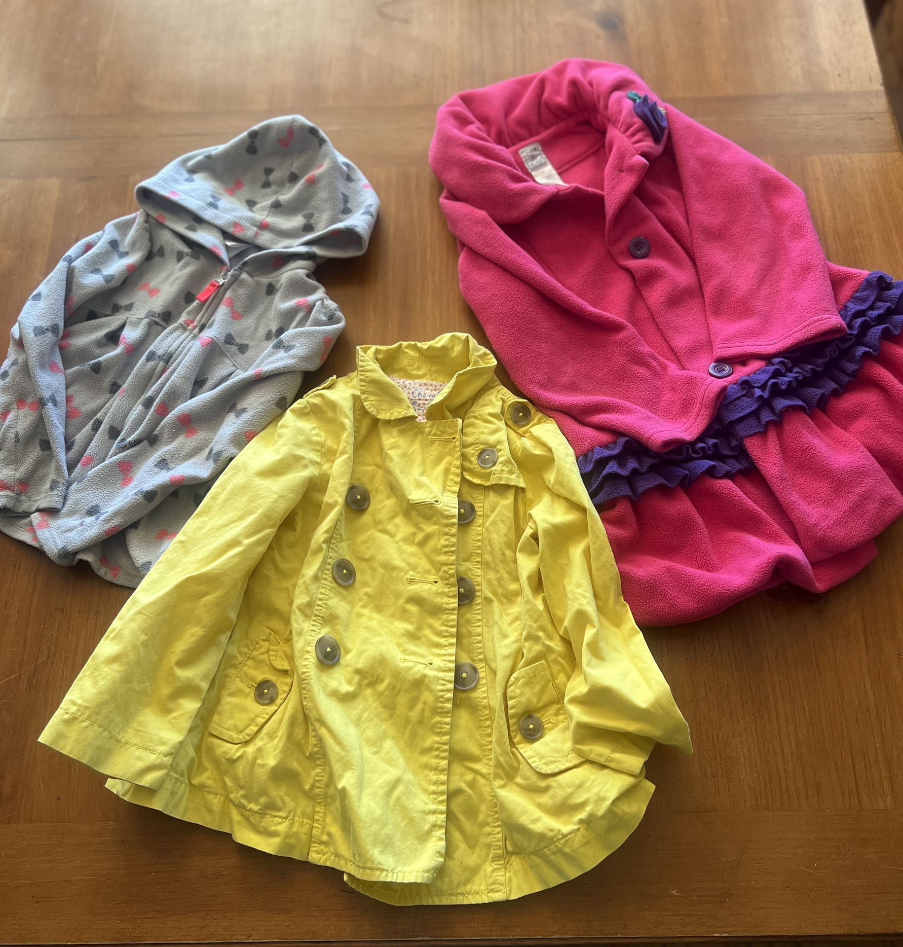 BEST OFFER Set of 3 Girls' 5T Jackets