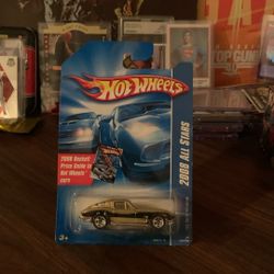 HOT WHEELS '63 SPLIT WINDOW Corvette, GOLD, 2008 ALL STARS, #045/196