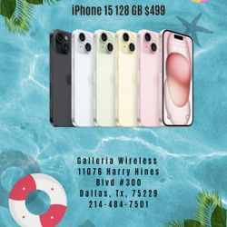 iPhone 15 128 Gb Unlocked And Clean Imei 