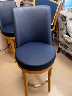Navy/Royal Blue Barstool Chairs