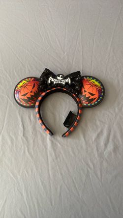 Pumpkin king Mickey ears