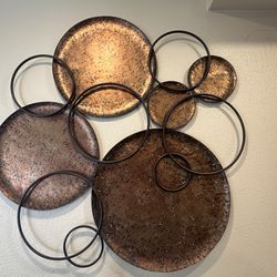 Copper wall decor