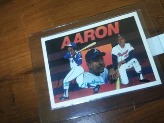 hank Aaron Auto Numbered 
