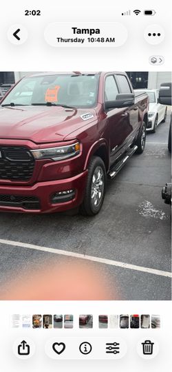 Roll up tail gate cover. Off a 2026 Dodge Ram Crew Cab