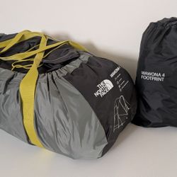 The North Face Wawona 4 Tent Plus Footprint