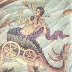 Original Vintage Fine Art Print Poster Medieval Yugoslavia Wall Frescoes Antique Painting Artist Collectible Printed Italy 1960’s. The Last Judgement,