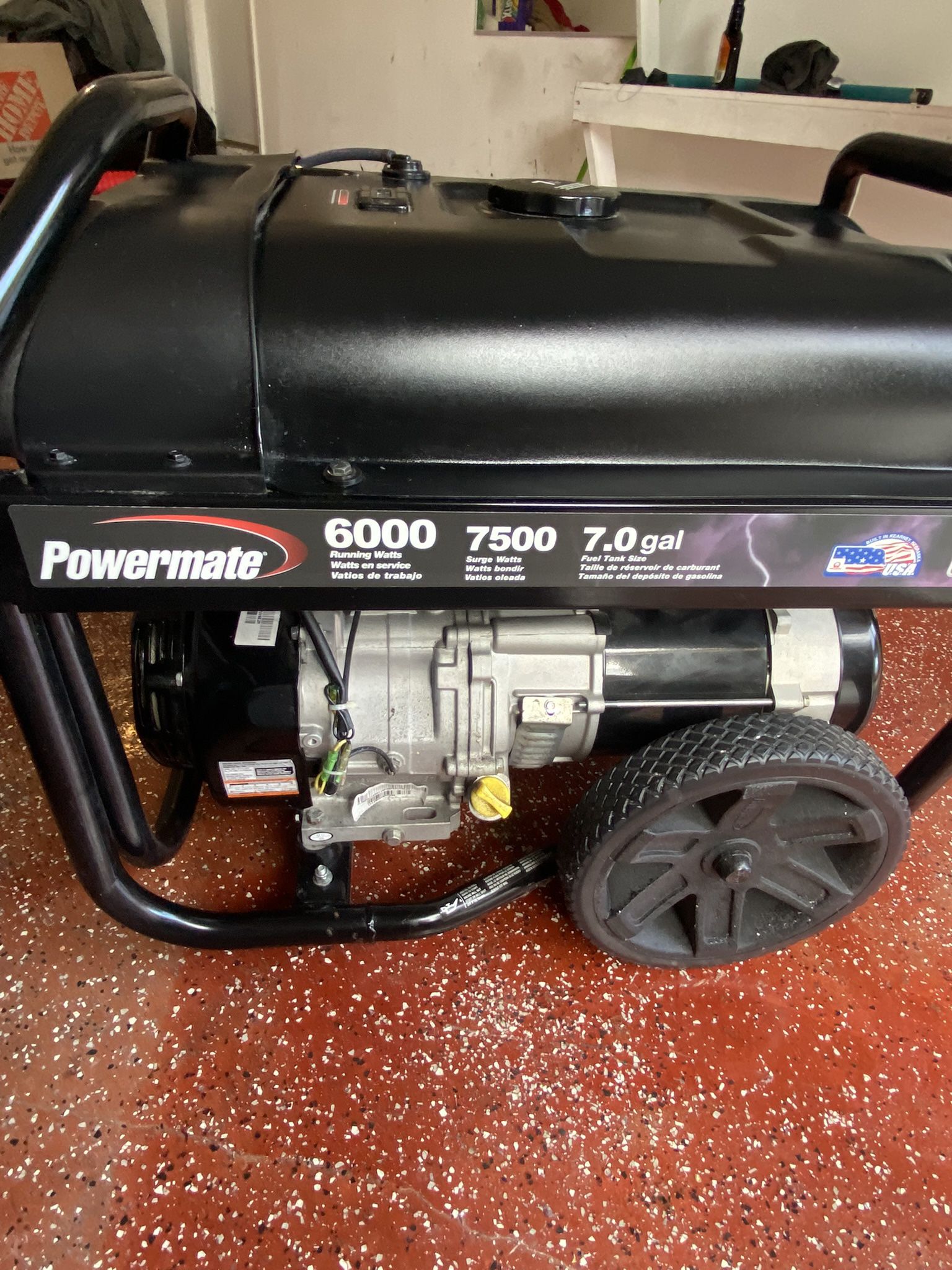 Powermate 6000 Watt Generator