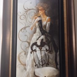 Masquerade Woman Painting
