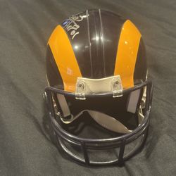 Signed Authentic Jack Youngblood Rams Mini Helmet