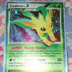 Pokemon Card Lefeon Lv X