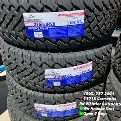 275/60/20 Atlander AT Set of Tires Installed and Balanced Set de Llantas Nuevas Instaladas y Balanceadas