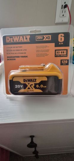 DeWalt 20V XR 6.0Ah Lithium-Ion Battery DCB206
