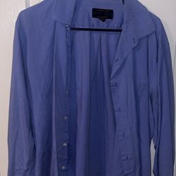Men’s Blue Dress Shirt