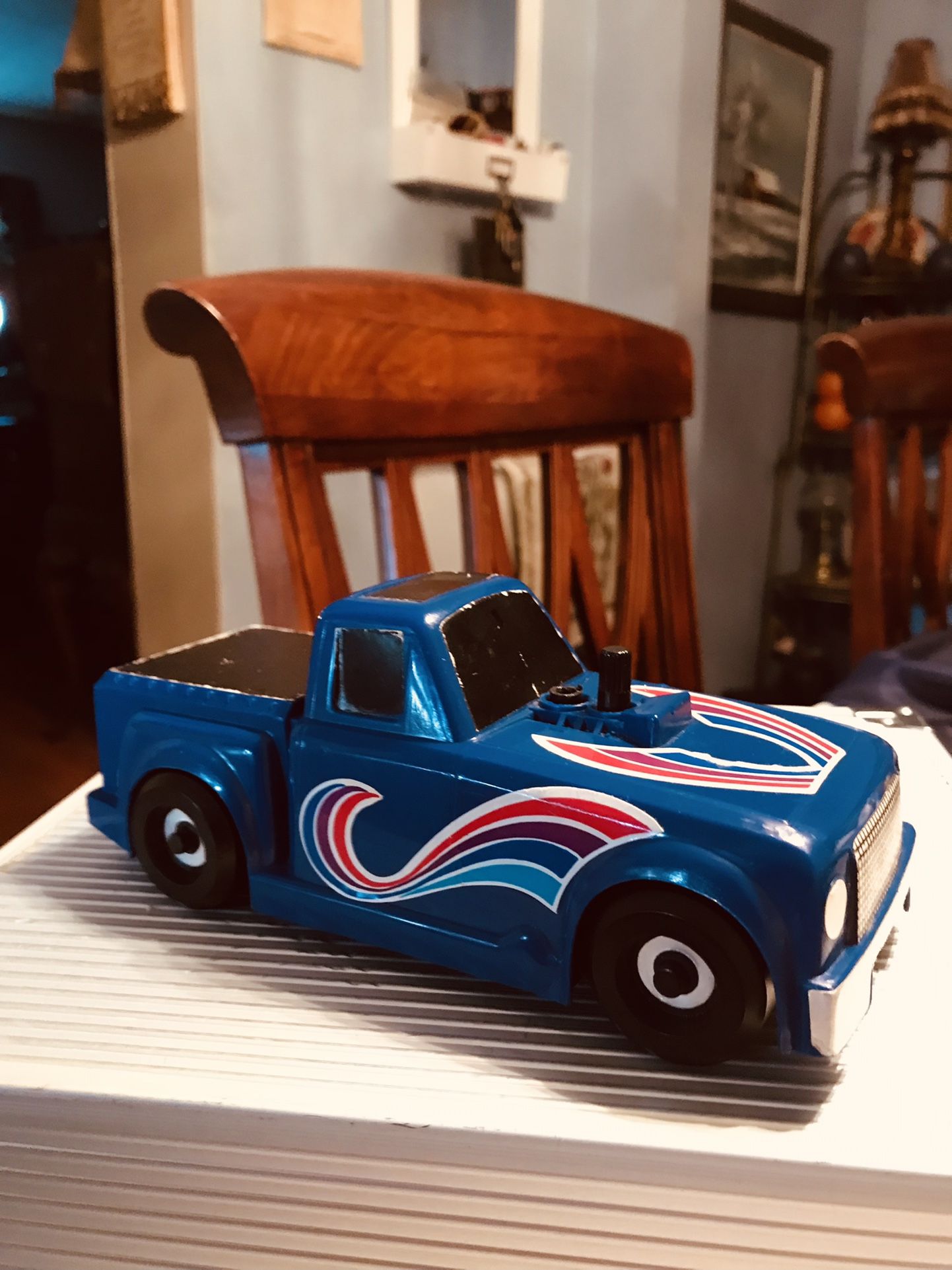 1980 Ideal Electronic Guzzler, Water Acts Like Gas, Once Water Is In The Car It Moves Around Back And Forth Read Description View Pics