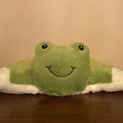 🐸 New Super Soft Frog Plush Pillow Smoochy Pals